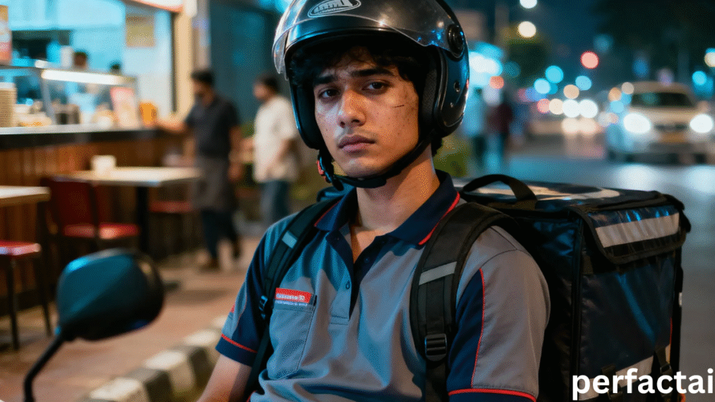 The Exhausted Delivery Ride: Turning Your Photo into a Royal‑VIP Experience