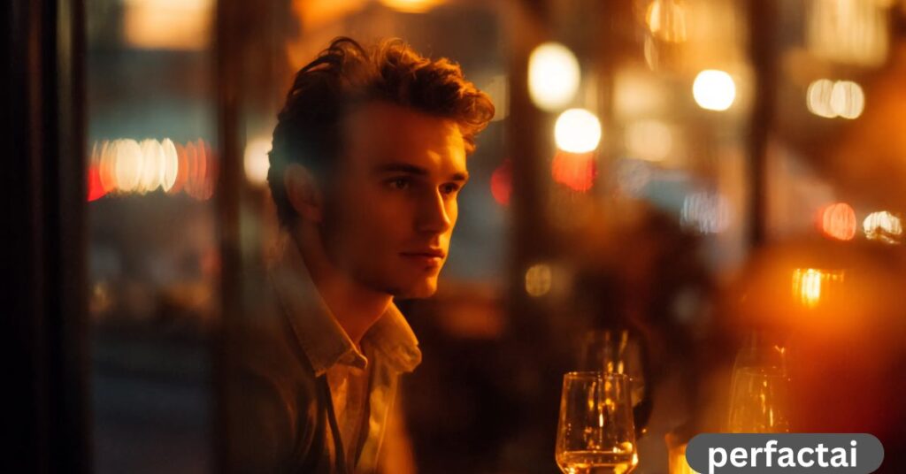 Dinner for One, Lost in Thoughts – A Quiet Night Inside the Restaurant Captured in Time