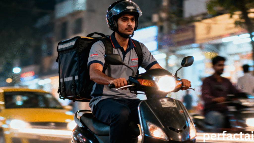 The Exhausted Delivery Ride: Turning Your Photo into a Royal‑VIP Experience