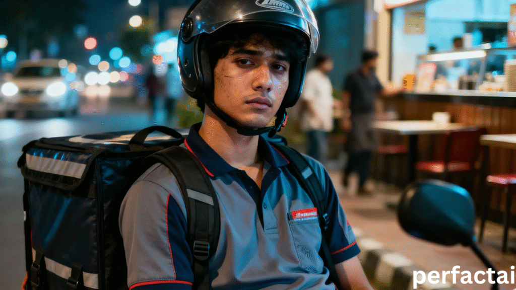 The Exhausted Delivery Ride: Turning Your Photo into a Royal‑VIP Experience