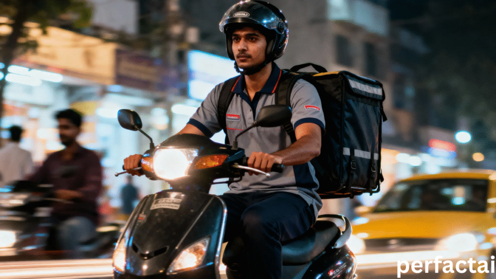 The Exhausted Delivery Ride: Turning Your Photo into a Royal‑VIP Experience