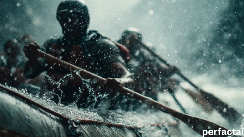 Riding the waves, chasing the rush — water surfing, rafting, and pure water sport vibes!